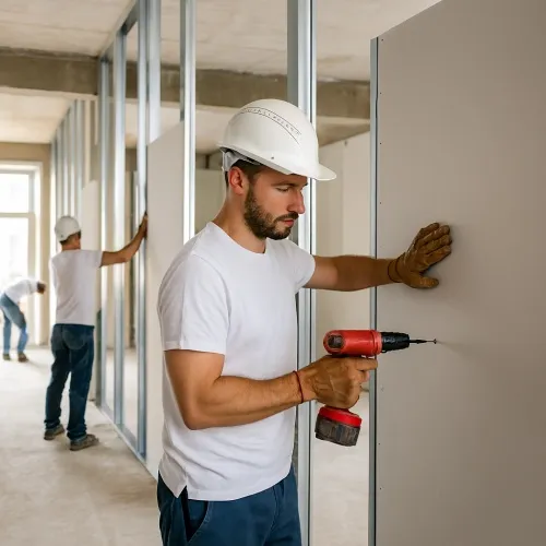 Imagem ilustrativa de Instalação de divisórias em drywall em Blumenau