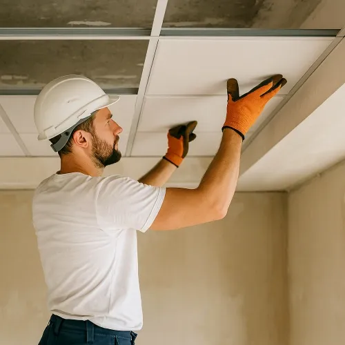 Imagem ilustrativa de Instalação de forro de gesso drywall