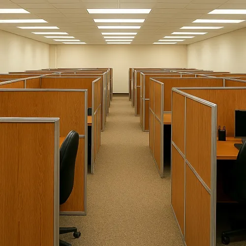 Montagem de divisórias eucatex