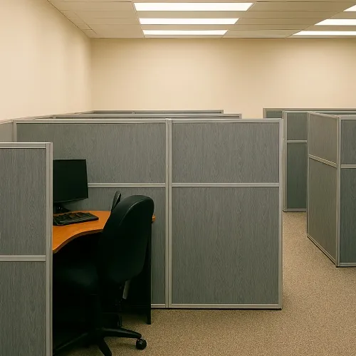 Montagem de divisórias eucatex